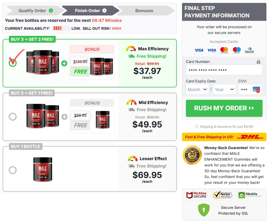 ErectoninMD Checkout Page